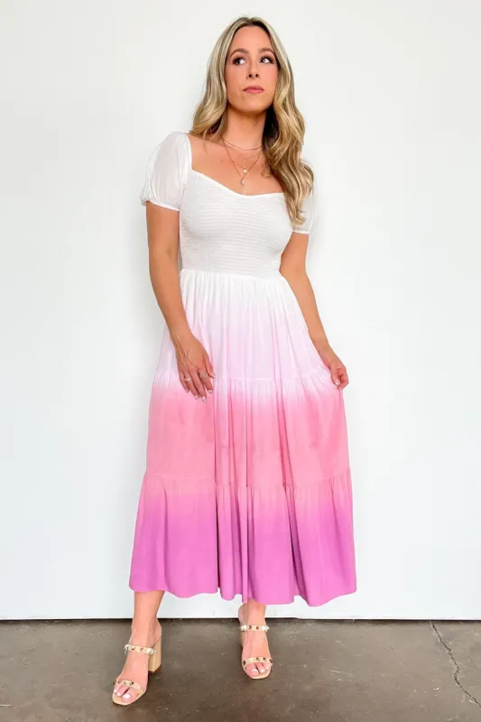 Destined Romance Ombre Tiered Maxi Dress - FINAL SALE sold by Madison + Mallory