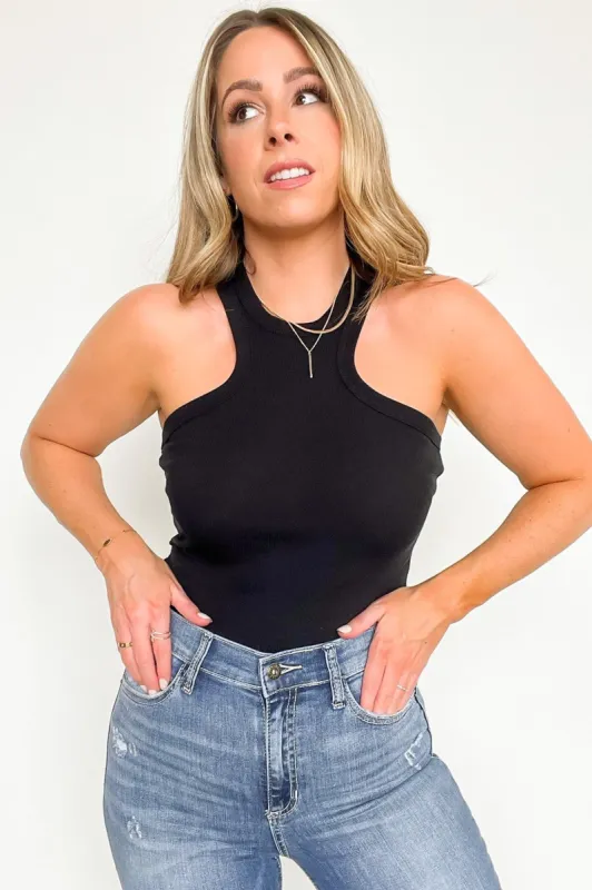 Anzah High Neck Racerback Tank Top - FINAL SALE sold by Madison + Mallory