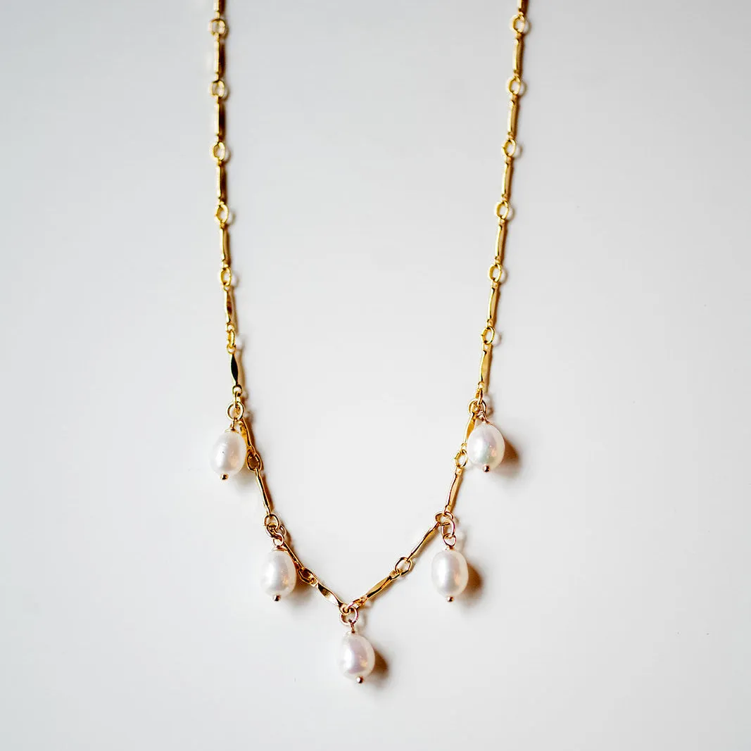 Pearl Dewdrop Necklace sold by Oceanne product image thumbnail 2