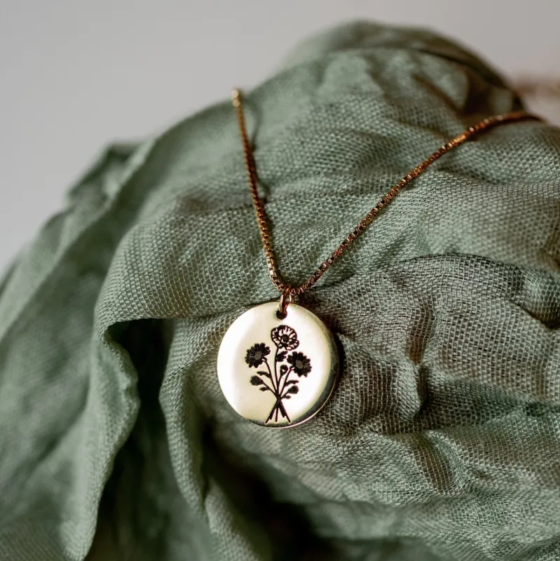 Heritage Bloom Chain Necklace made by Oceanne