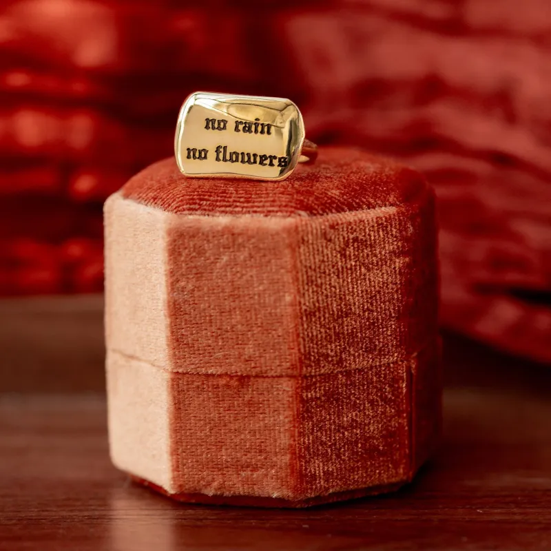 Arlo "No Rain, No Flowers" Ring made by Oceanne