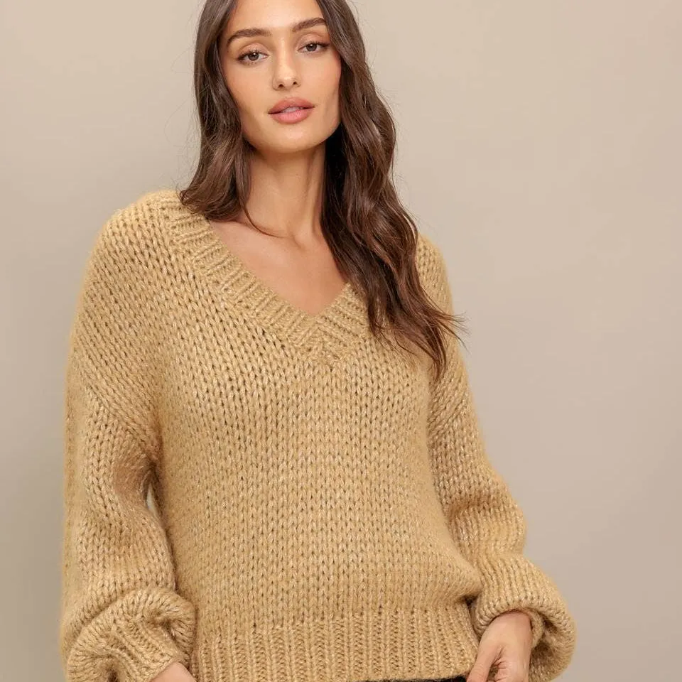 A sweater knit top sold by Oceanne product image thumbnail 2