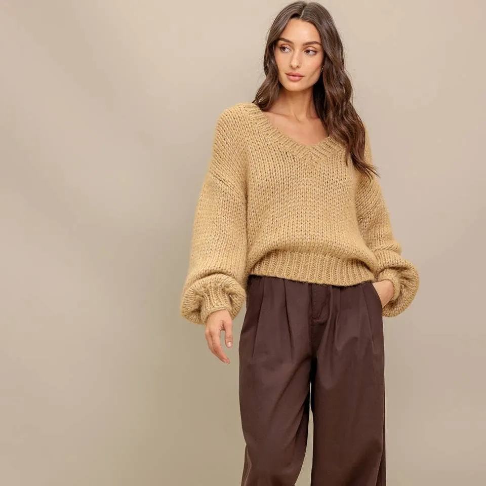 A sweater knit top sold by Oceanne product image thumbnail 4
