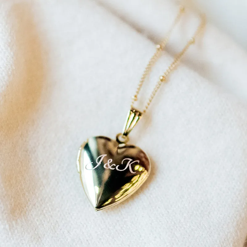 My Heart Locket (engraved) made by Oceanne