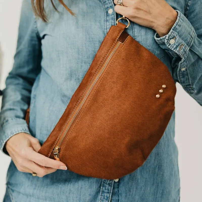 Hair On Hide Westlyn Bum Bag made by Oceanne