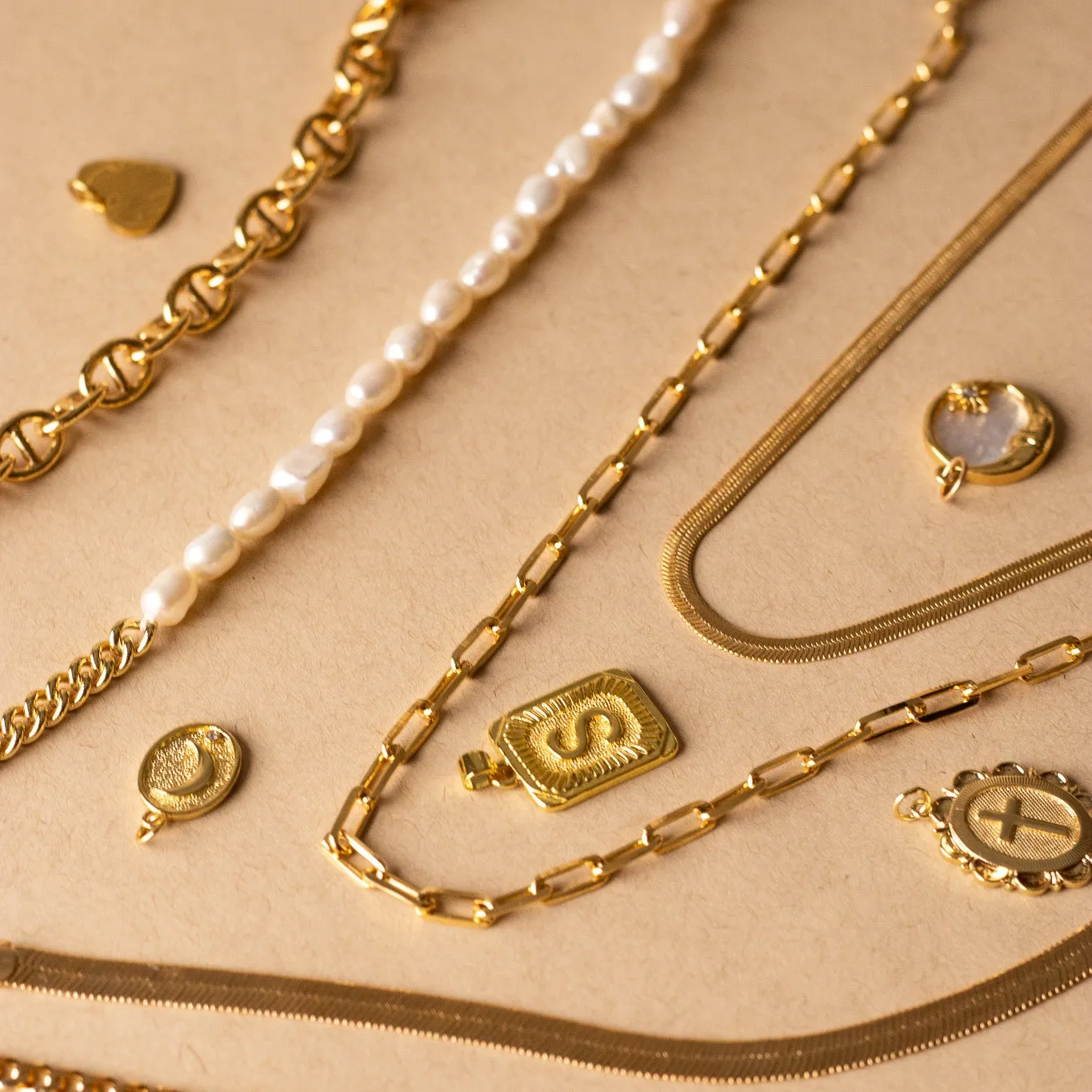 18k Gold Filled Paperclip Chain sold by Oceanne product image thumbnail 3