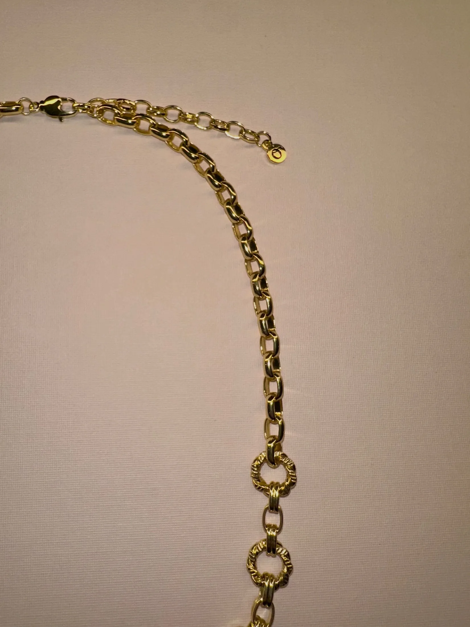 Gold Twist Chain Necklace sold by Oceanne product image thumbnail 4