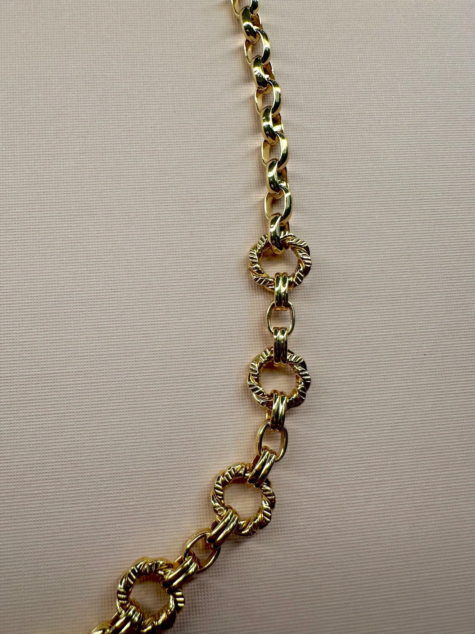 Gold Twist Chain Necklace sold by Oceanne product image thumbnail 5
