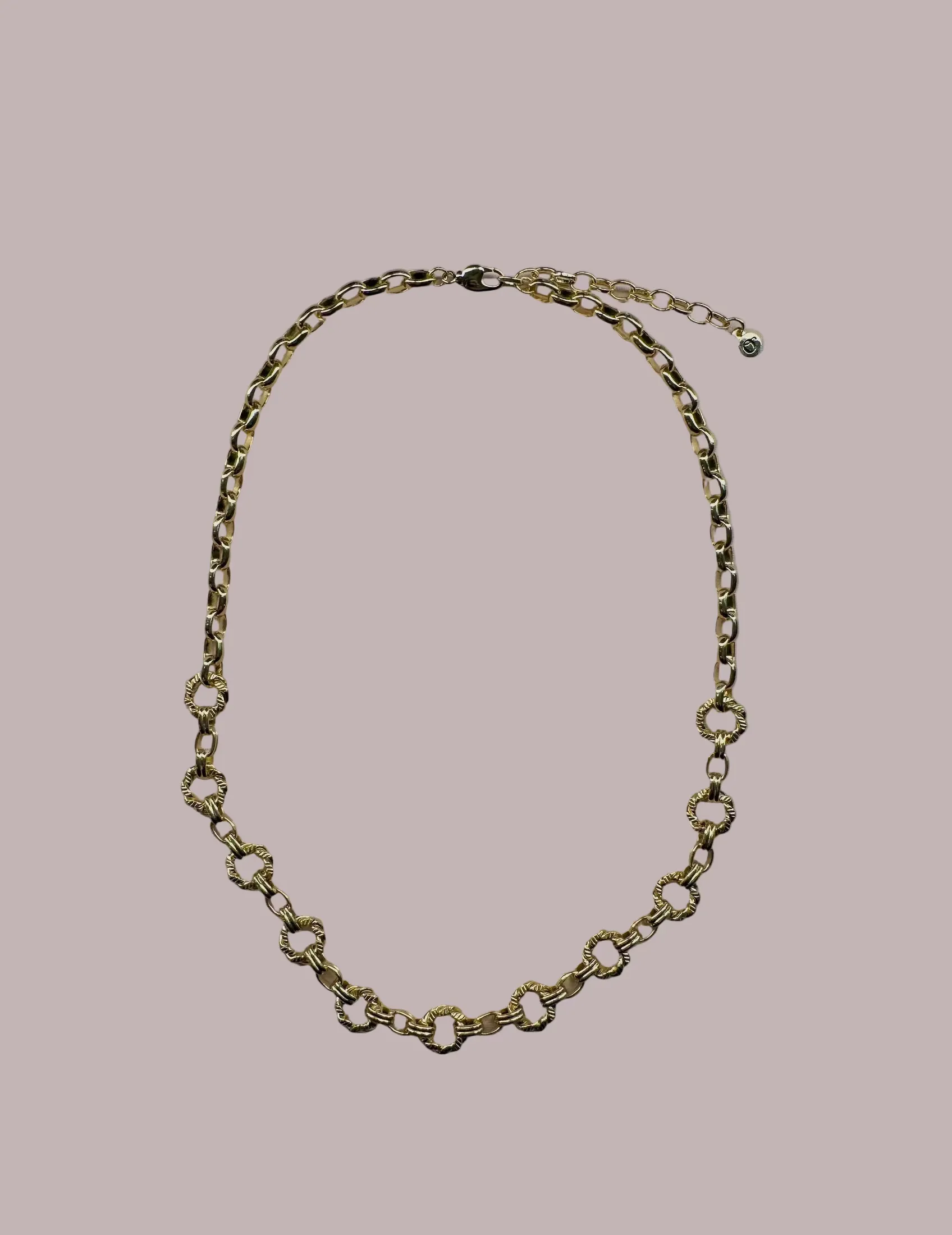 Gold Twist Chain Necklace sold by Oceanne product image thumbnail 2