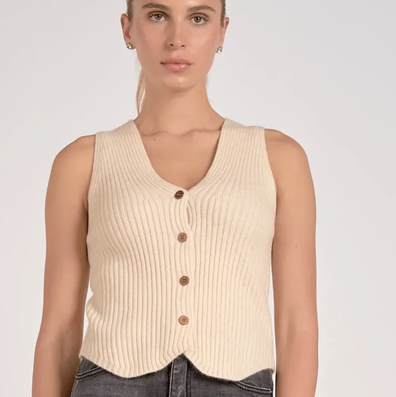 Bella Sweater Vest made by Elan