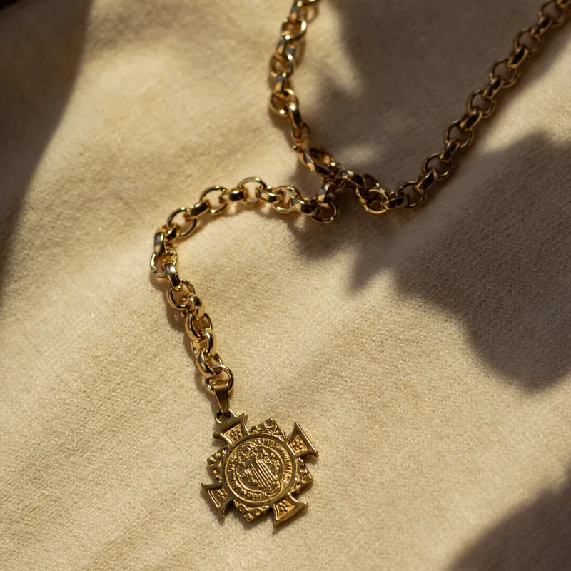 Sanctus Lariat Necklace made by Oceanne