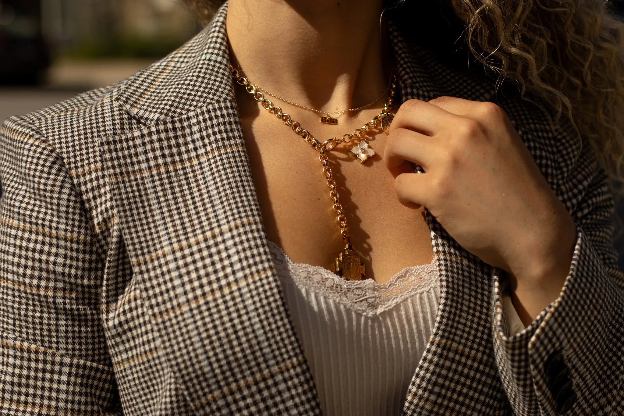 Sanctus Lariat Necklace sold by Oceanne product image thumbnail 3