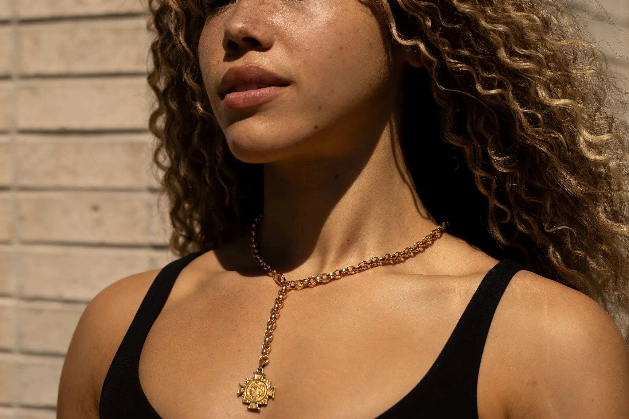 Sanctus Lariat Necklace sold by Oceanne product image thumbnail 4