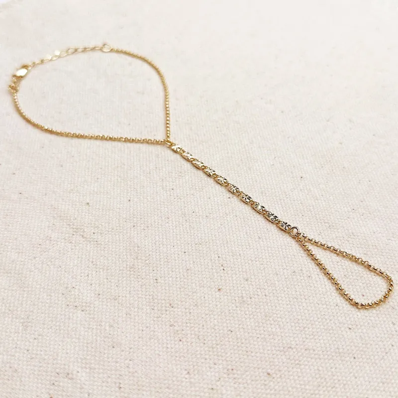 Sunburst Hand Chain made by Oceanne