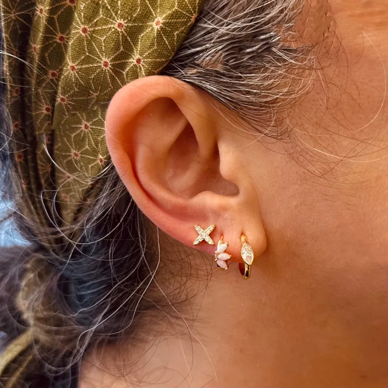 Bisous Studs made by Oceanne