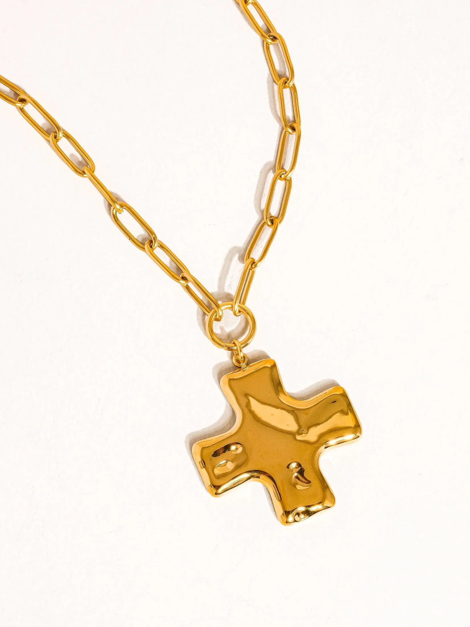 Bari Cross Chain Necklace sold by Oceanne product image thumbnail 2