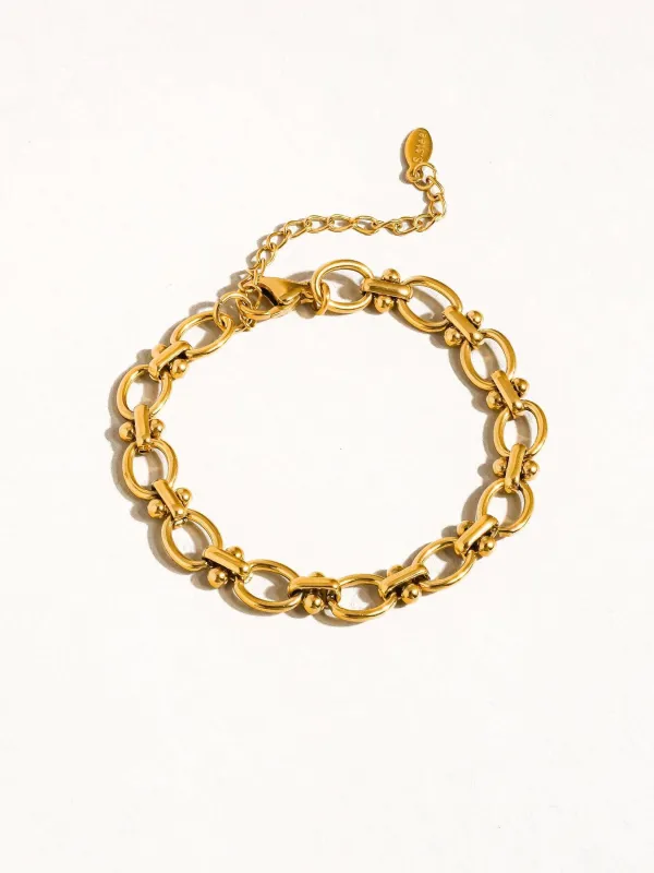 Dawson Braided Chain Bracelet made by Oceanne