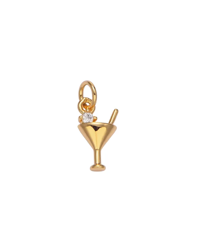 Martini Glass Charm made by Oceanne