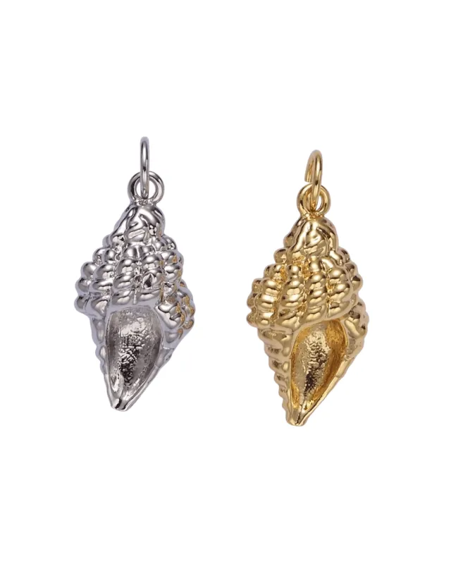 Clam Sea Shell Charm made by Oceanne