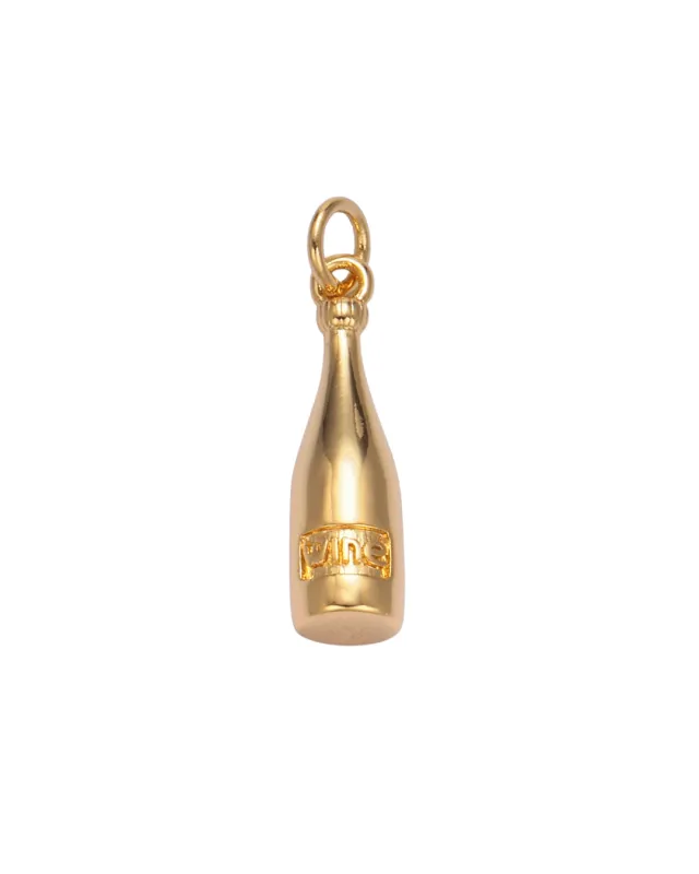 Wine Bottle Charm made by Oceanne