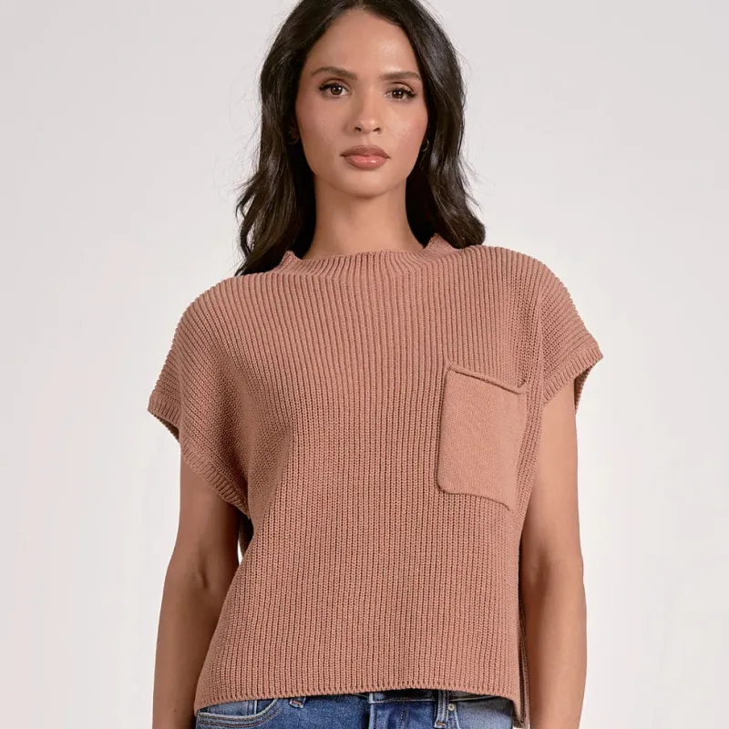 Cap Sleeve Sweater made by Elan