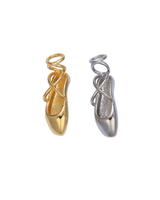 Pointe Ballet Shoe Charm made by Oceanne