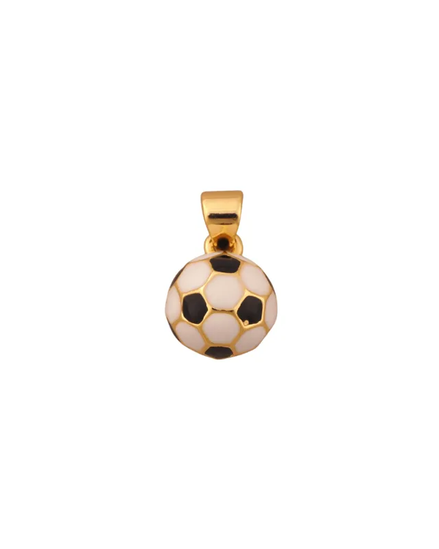 Soccer Enamel Charm made by Oceanne