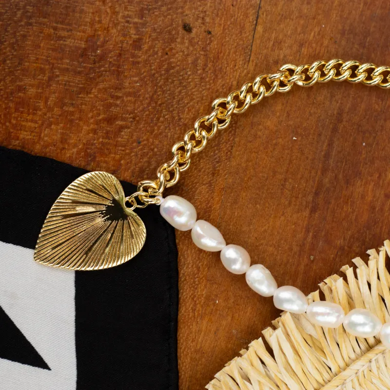 Chérie Pearl Necklace made by Oceanne