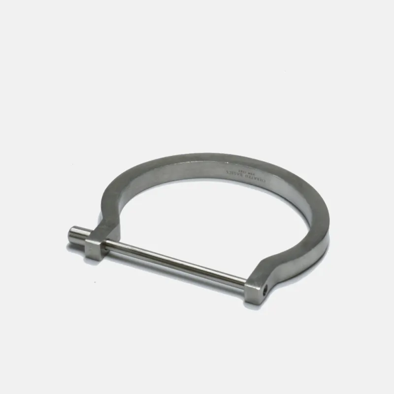Steel Screw Cuff: 6" made by Curated Basics