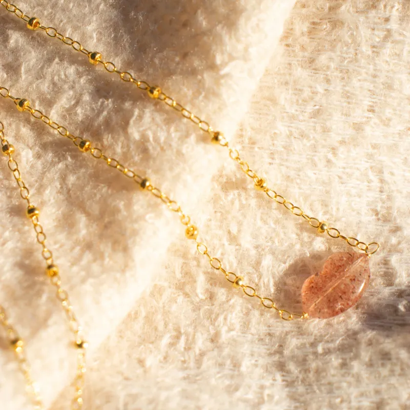 Lip Necklace made by Oceanne