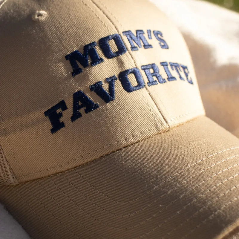 Mom's Favorite Trucker Hat made by Oceanne