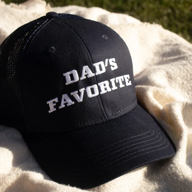 Dad's Favorite Trucker Hat made by Oceanne