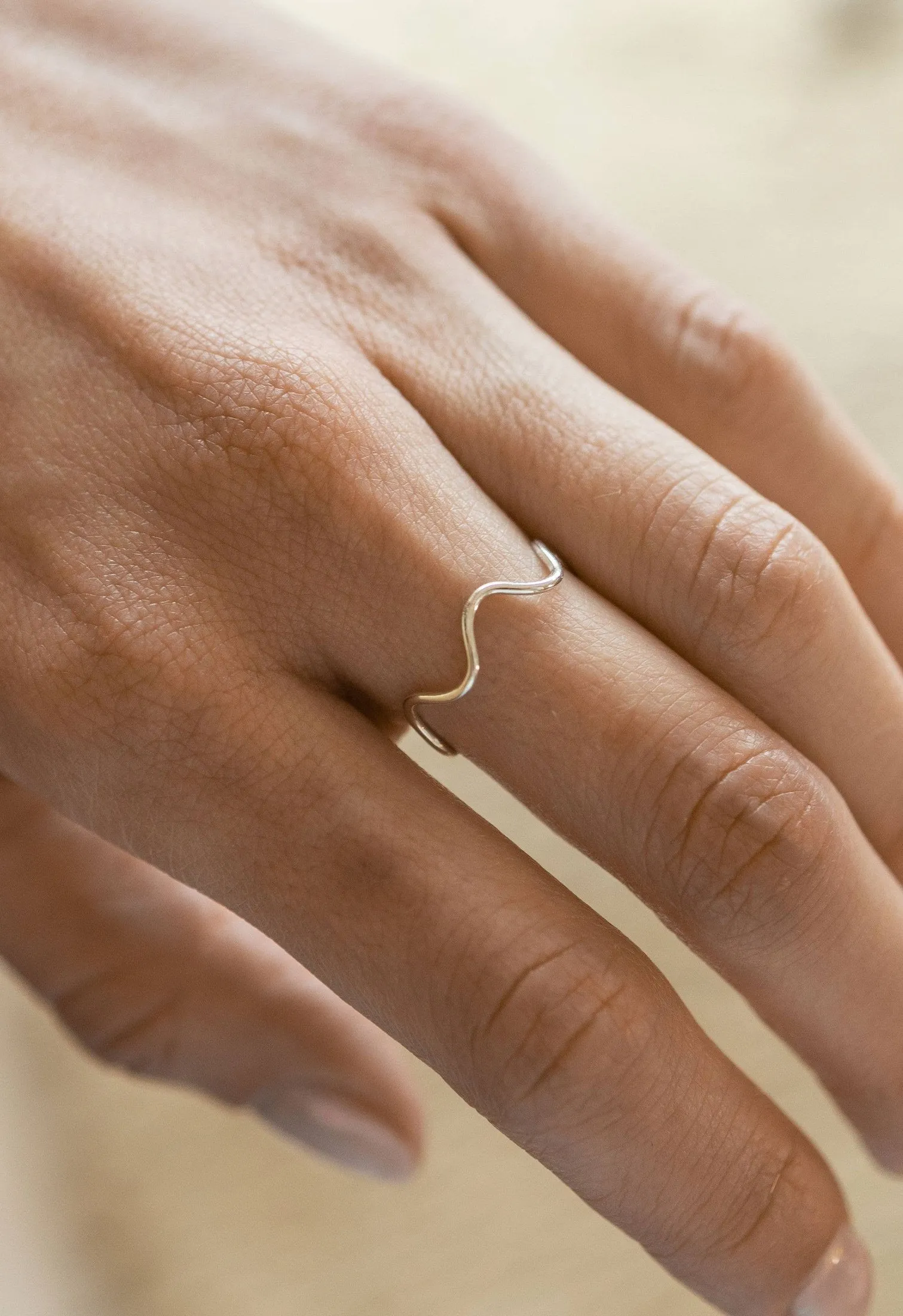 Wiggle Ring in Gold or Silver sold by Oceanne product image thumbnail 3