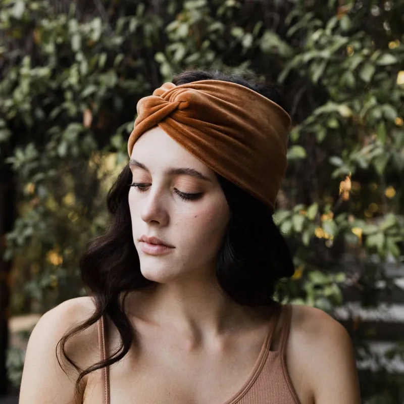 Super Soft Twisted Velvet Headbands made by Oceanne