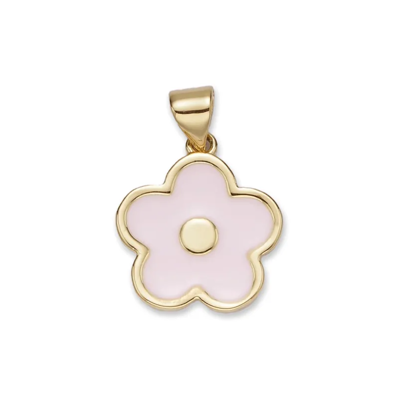 Pink Flower Charm made by Oceanne