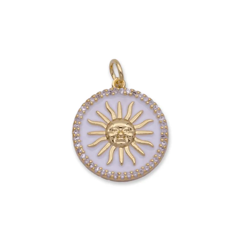 Sun Coin Charm made by Oceanne