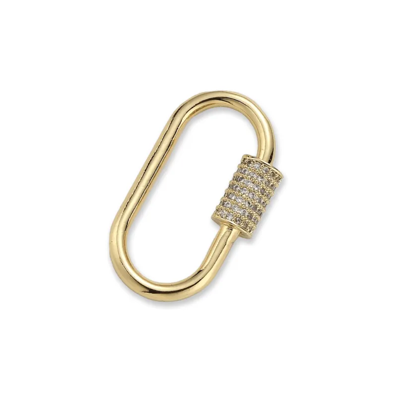 Oval Charm Connector made by Oceanne
