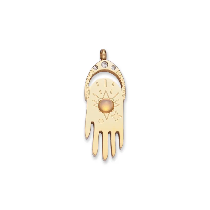 Opal Hand Charm made by Oceanne