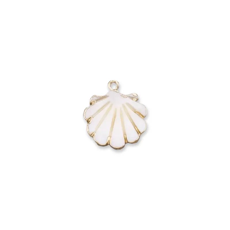 Pearl Scallop Shell Charm made by Oceanne