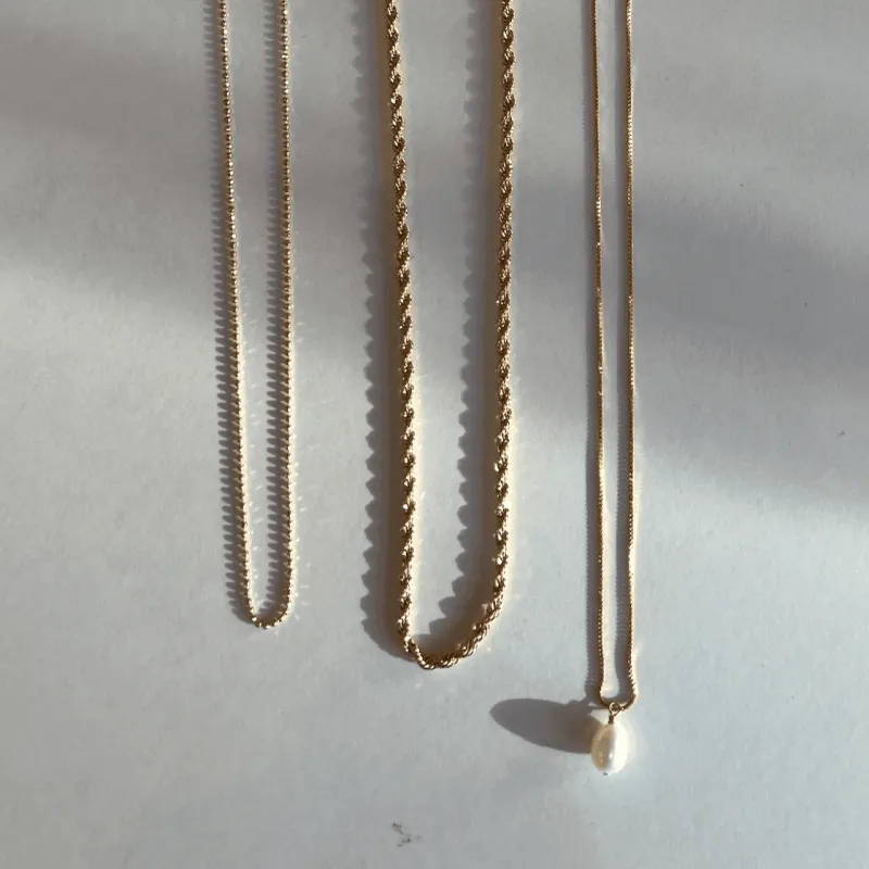 Lucy Necklace Trio Set made by Oceanne