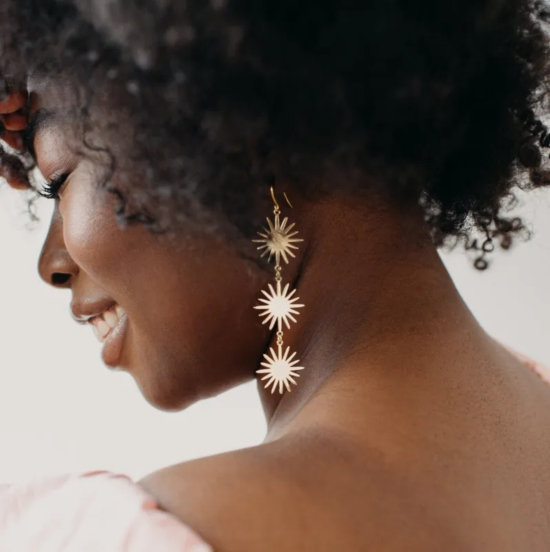 Sunkissed Earrings made by Oceanne