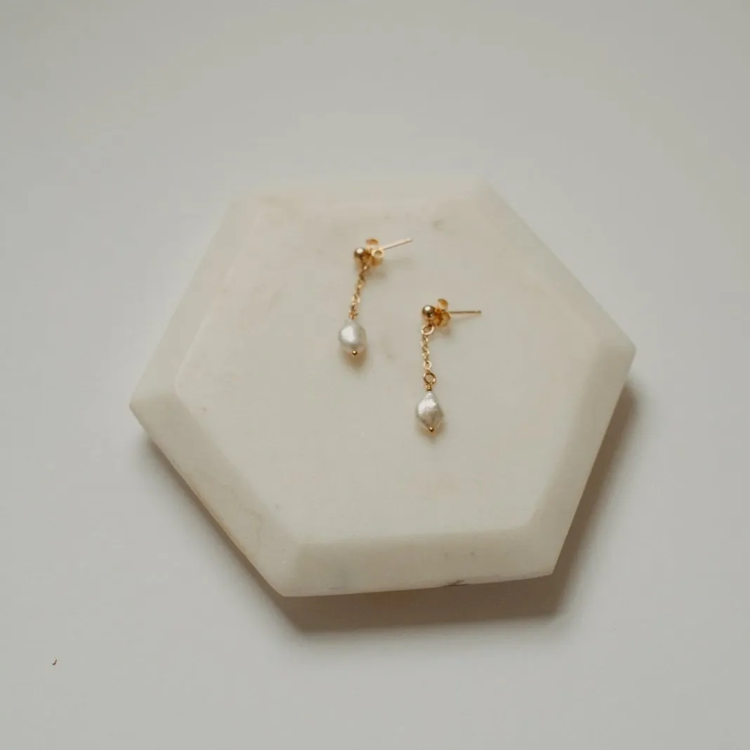 Petite Lucy Earrings sold by Oceanne product image thumbnail 3