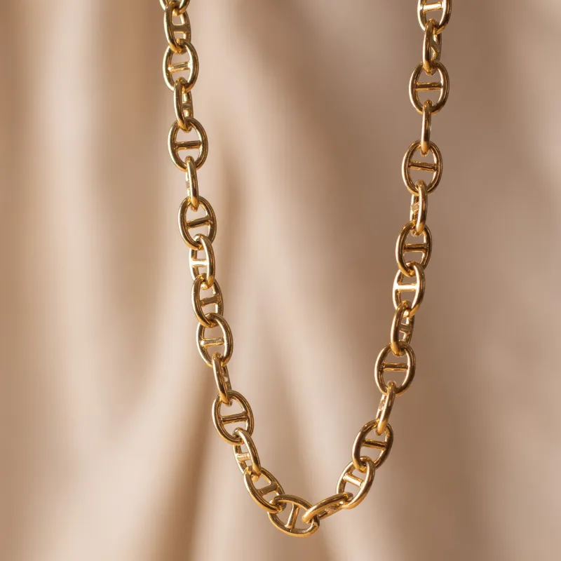 18k Gold Filled Maritime Mariner Chain made by Oceanne