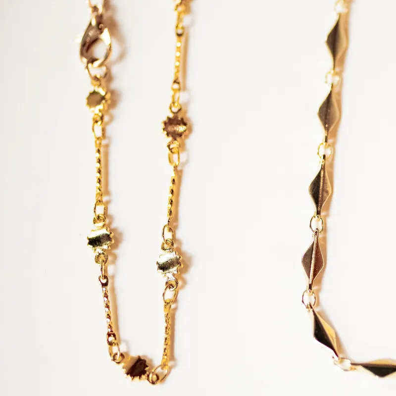 24k Gold Plated Sun Kissed Anklet made by Oceanne