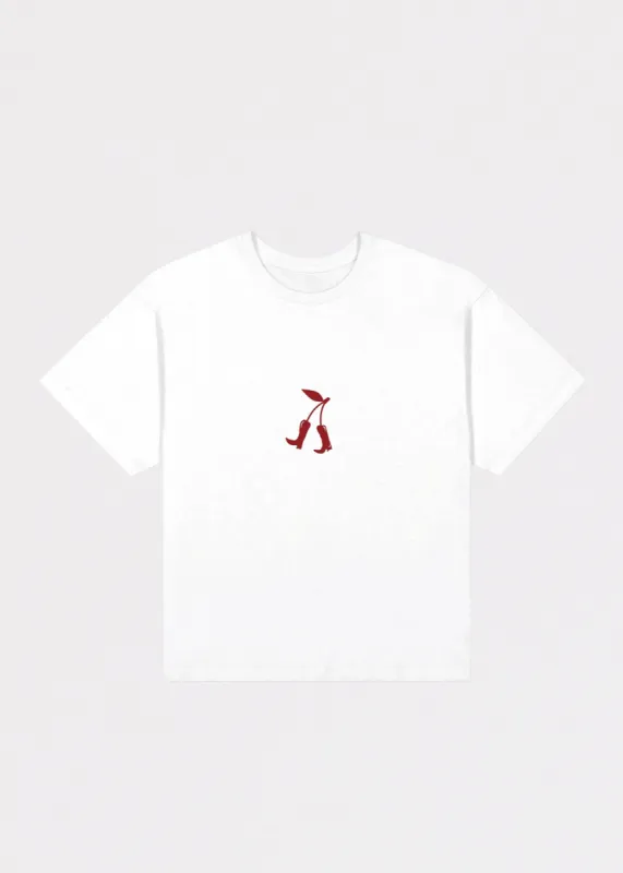 THE CHERRY BOOTS TEE sold by Uncle Studios