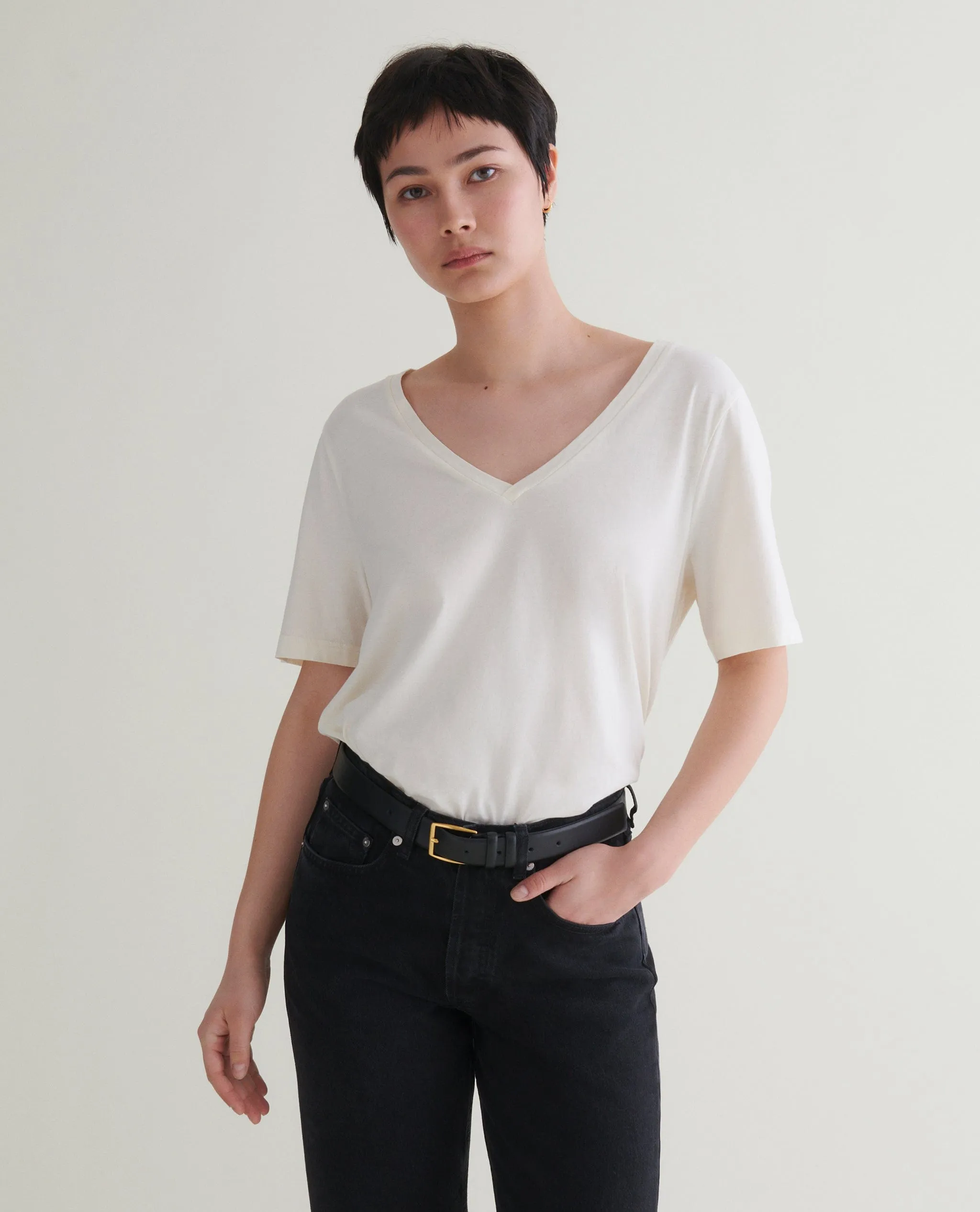 Women's V Neck Seacell T-shirt sold by Rise & Fall product image thumbnail 2