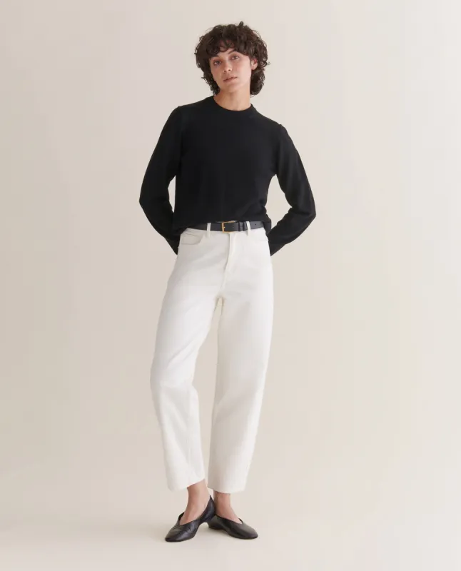 Women's Merino Mid-Weight Crew Neck Jumper sold by Rise & Fall