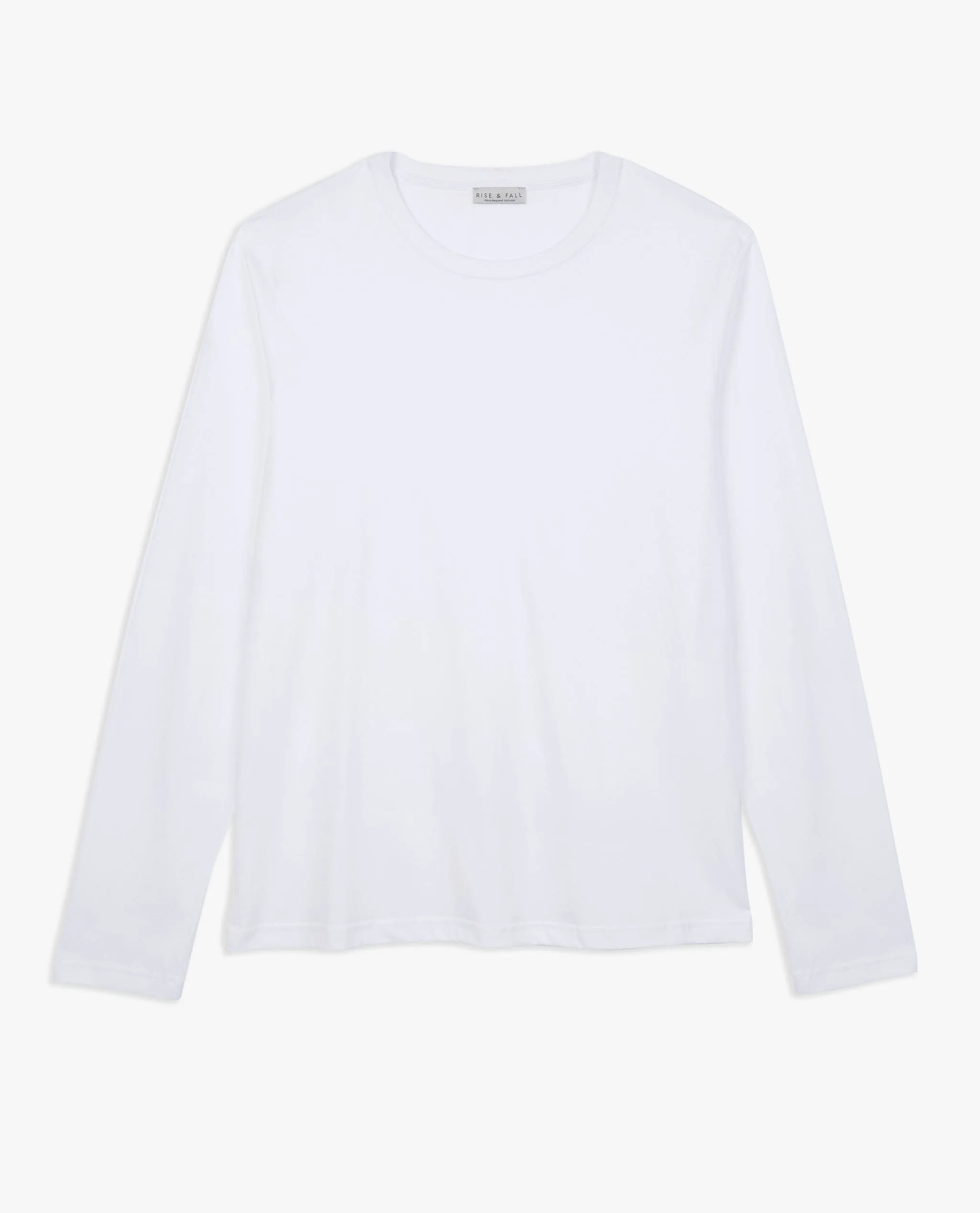 Men's Cotton Crew Neck Long Sleeved T-shirt sold by Rise & Fall product image thumbnail 4