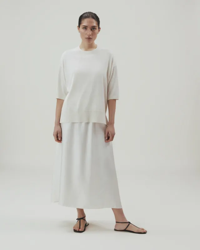 Women's Silk-Cotton T-shirt sold by Rise & Fall