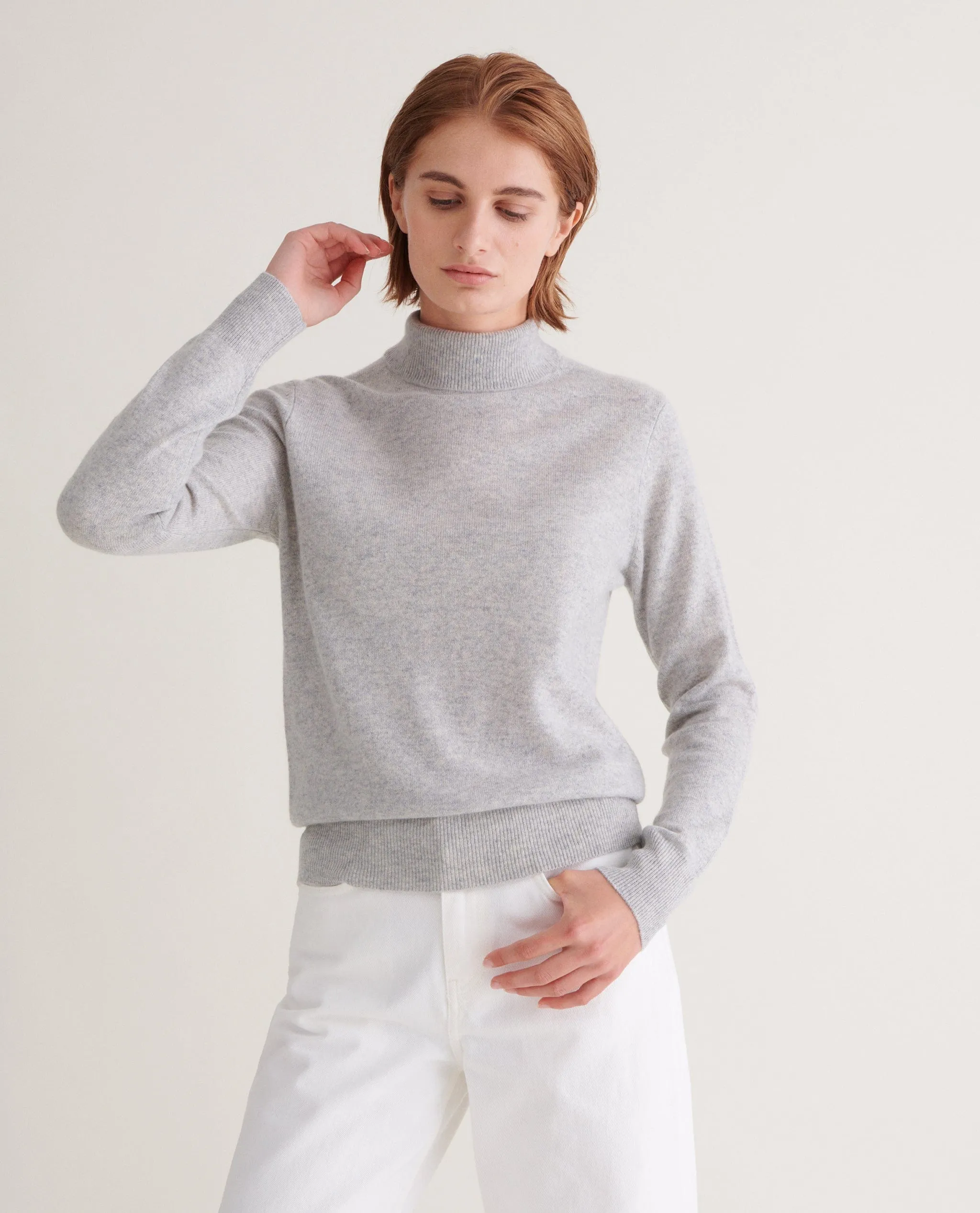 Women's Finest Cashmere Turtleneck Jumper sold by Rise & Fall
